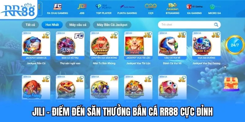 JILI - Điểm đến săn thưởng bắn cá RR88 cực đỉnh JILI - Điểm đến săn thưởng bắn cá RR88 cực đỉnh