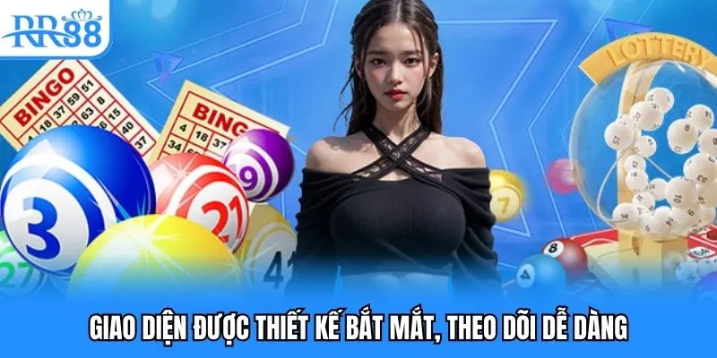 Giao diện được thiết kế bắt mắt, theo dõi dễ dàng Giao diện được thiết kế bắt mắt, theo dõi dễ dàng